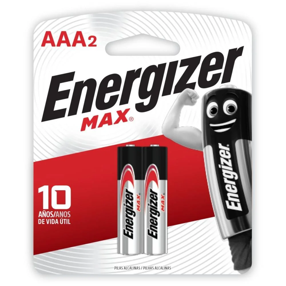 Pilha Alcalina Palito Aaa Energizer Max Rayovac (Bl.c/02) - imagem 2
