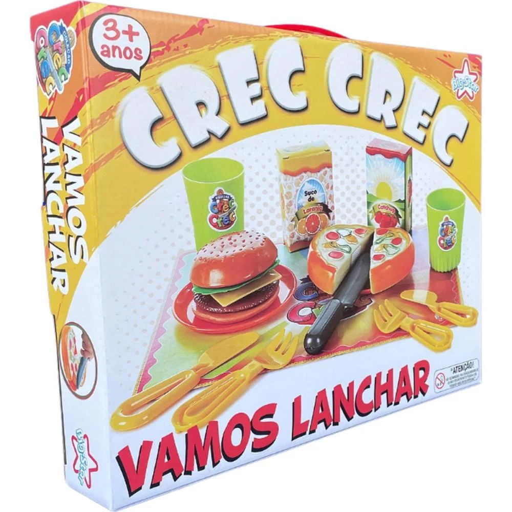 Brincando De Casinha Crec Crec Vamos Lanchar Big Star - imagem 7