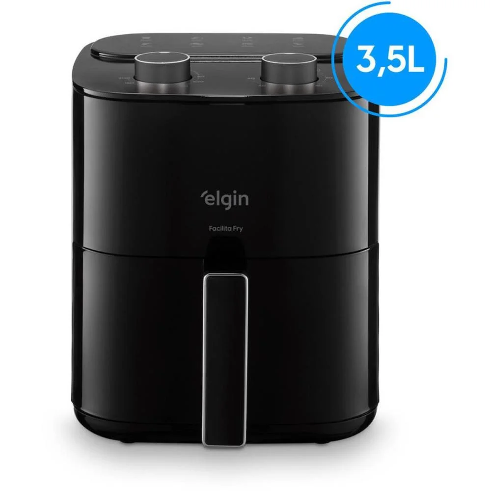 Fritadeira Air Fryer 3,5L 1400W 127V Elgin - imagem 2
