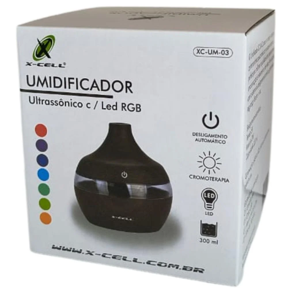 Umidificador Ultrassonico Led 300Ml Flex - imagem 3