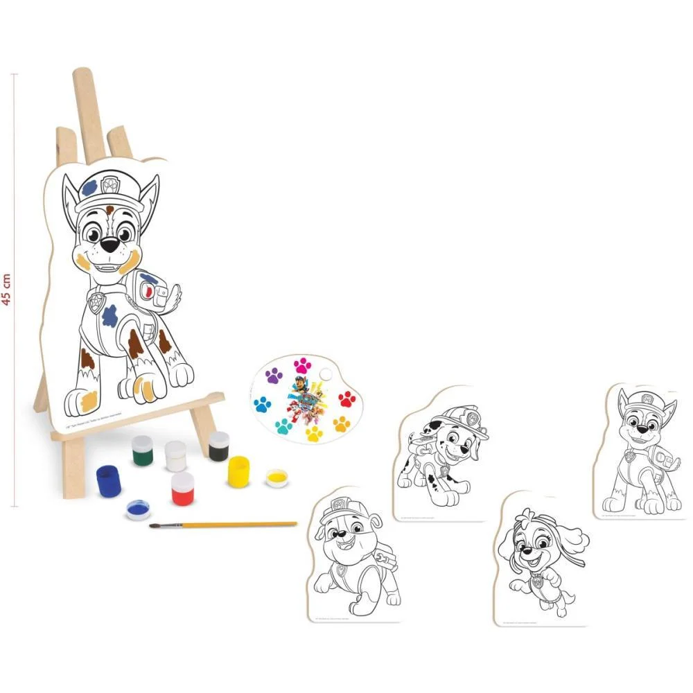Brinquedo Para Colorir Patrulha Canina Kit De Pintura Nig Brinquedos - imagem 2