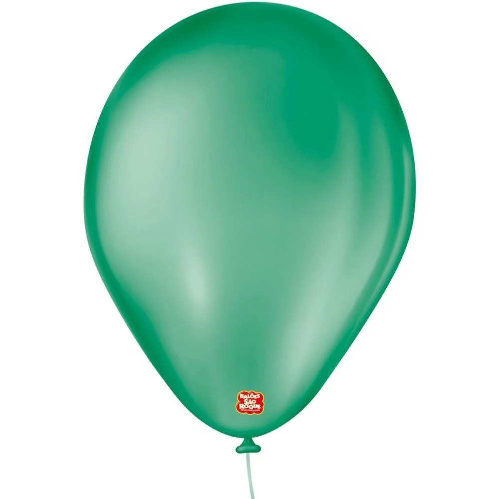 Balao 7 Liso Verde Folha Imperial Sao Roque (Pct.c/50) - imagem 3