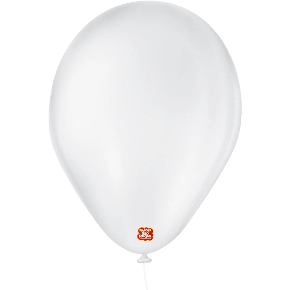 Balao 7 Liso Branco Imperial Sao Roque (Pct.c/50) - imagem 2