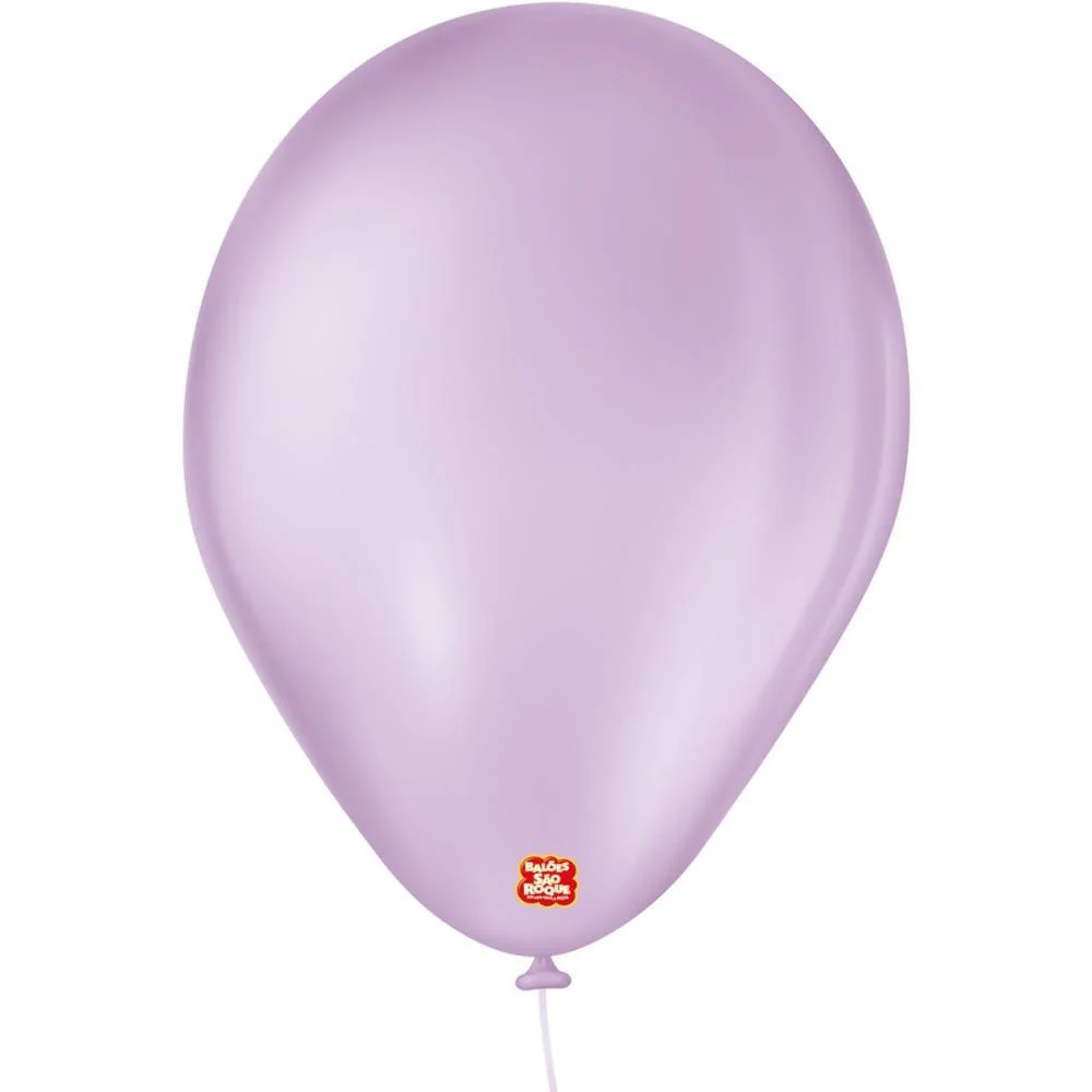 Balao 7 Liso Lilás Imperial Sao Roque (Pct.c/50) - imagem 2