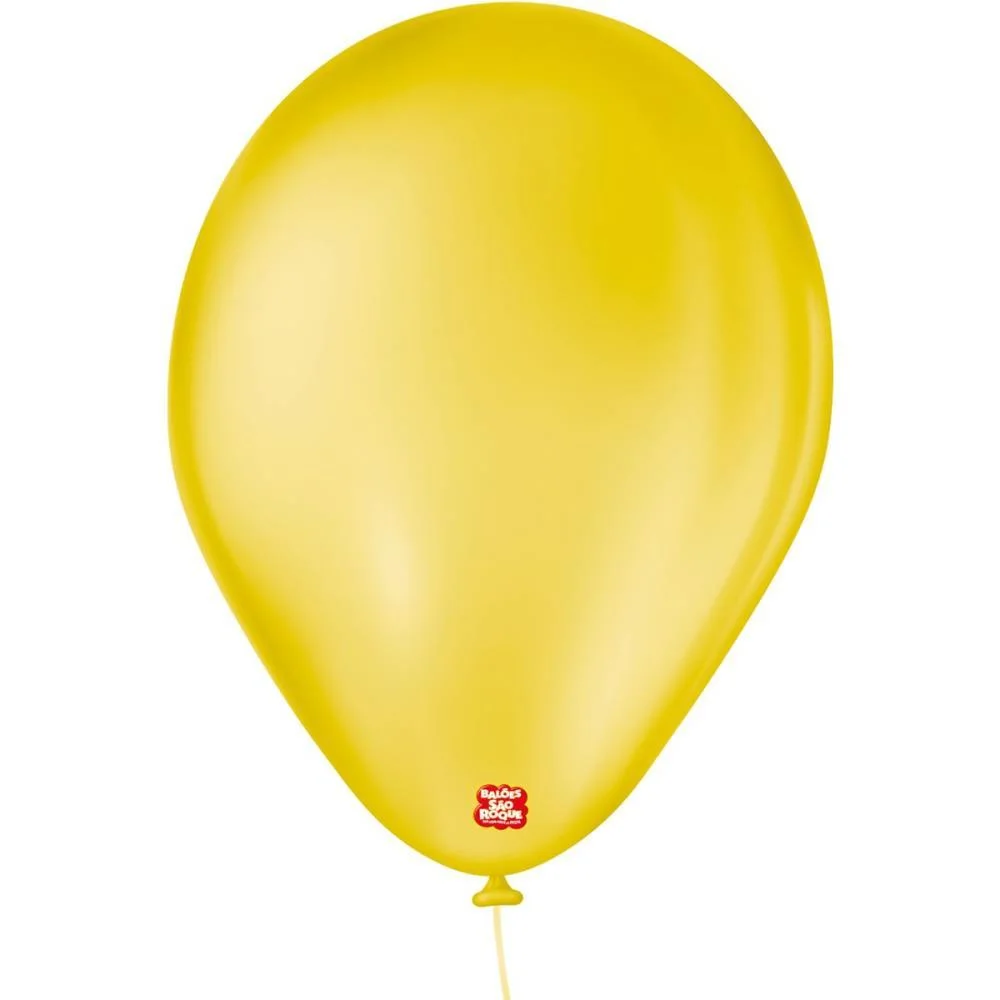 Balao 7 Liso Amarelo Sol Imperial Sao Roque (Pct.c/50) - imagem 2