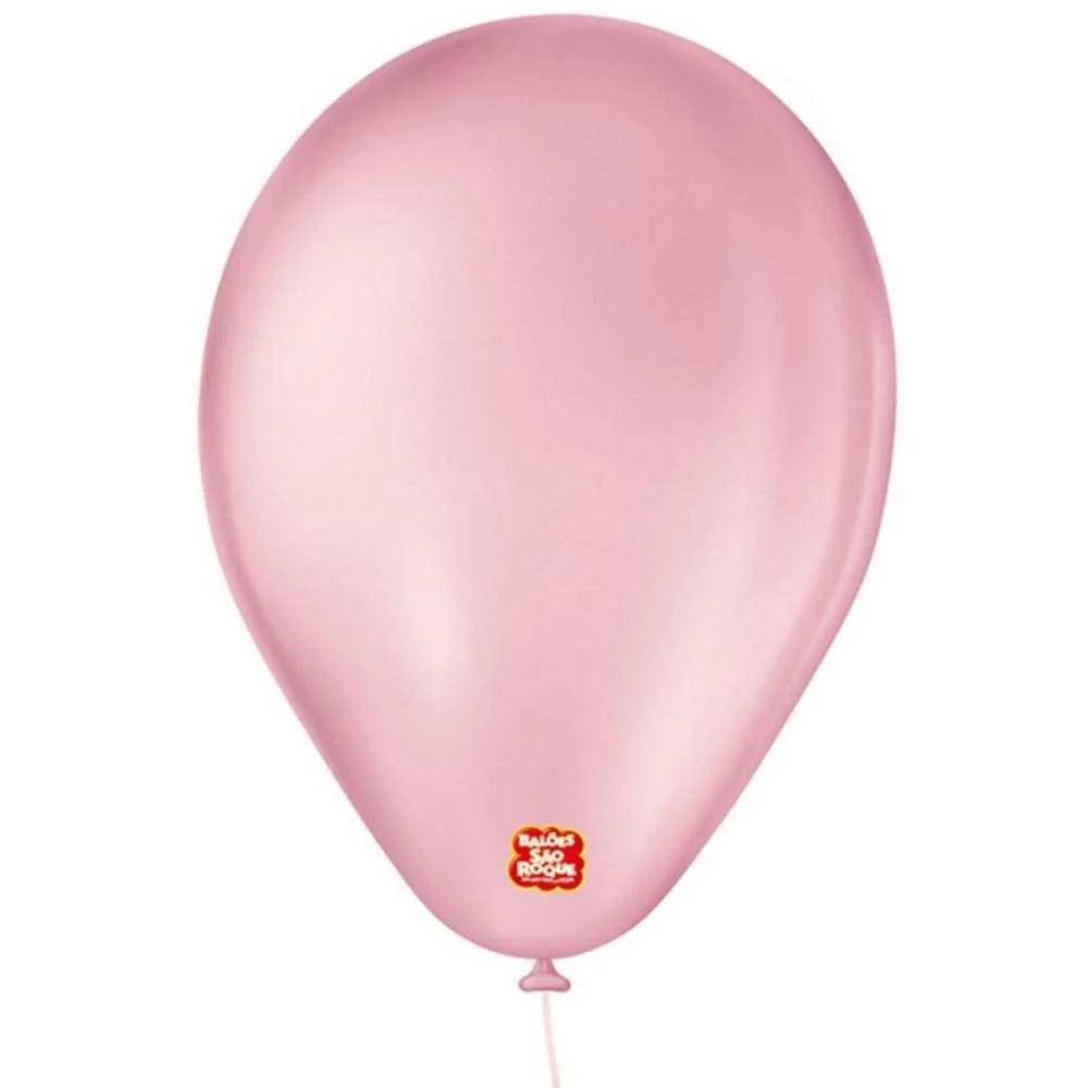Balao 6,5 Liso Rosa Claro Classic Sao Roque (Pct.c/50) - imagem 3