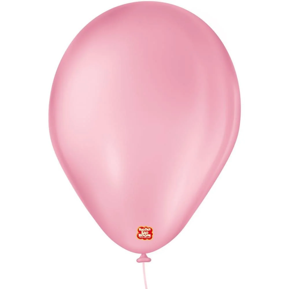 Balao 7 Liso Rosa Tutti Frutti Imperial Sao Roque (Pct.c/50) - imagem 2