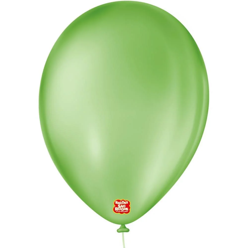 Balao 9 Liso Verde Maca Sao Roque (Pct.c/50) - imagem 3