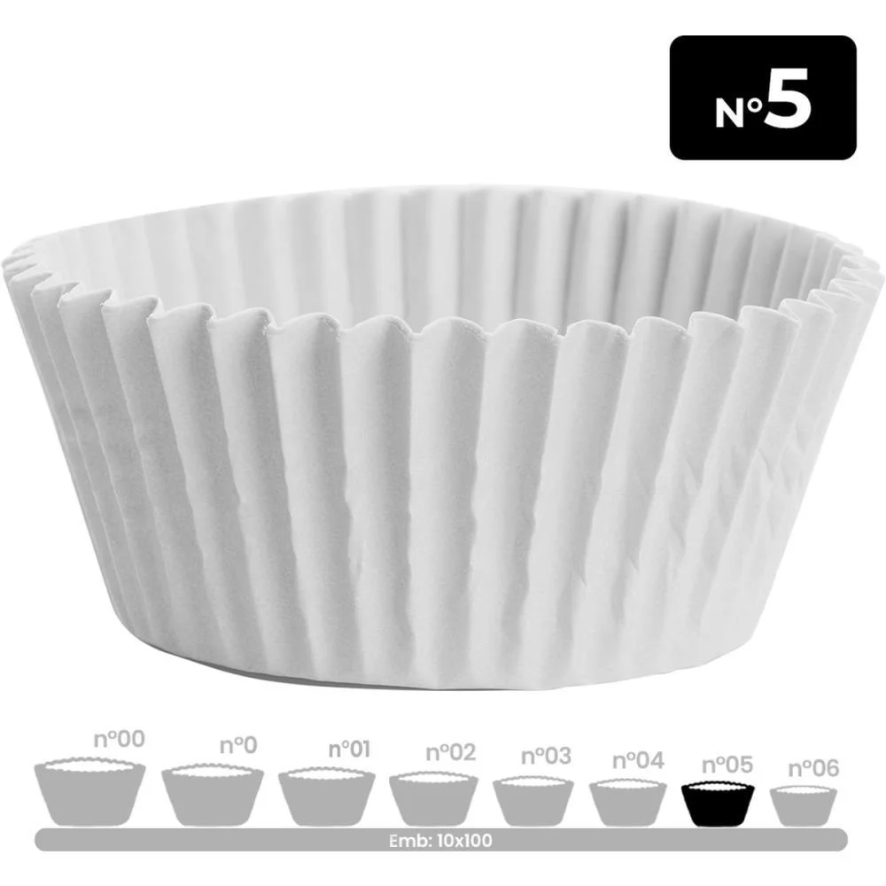 Embalagem Para Doces N.05 Forminha Branca 10Pcx100U Festcolor (Pct.c/10) - imagem 2