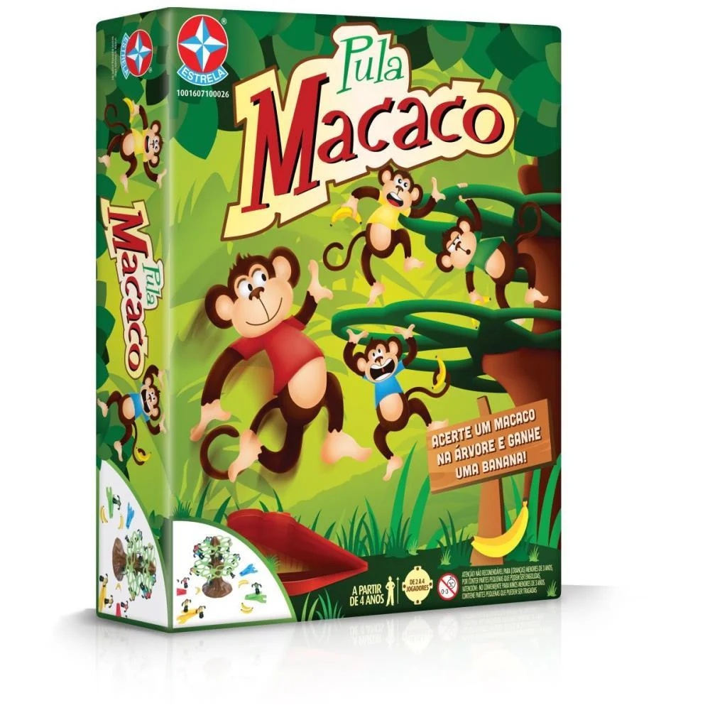 Jogo Diverso Pula Macaco A Partir De 4Anos Estrela - imagem 3