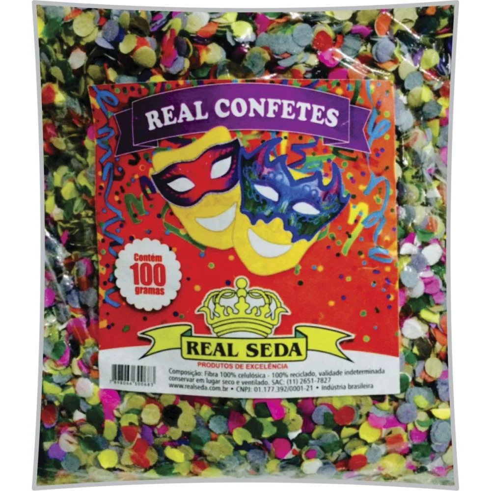 Artigo Para Festa Confete 100G Real Seda (Pacote) - imagem 3