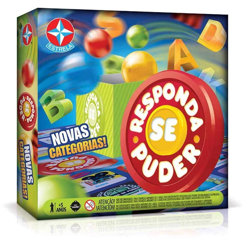 Jogo De Tabuleiro Responda Se Puder Estrela - imagem 3
