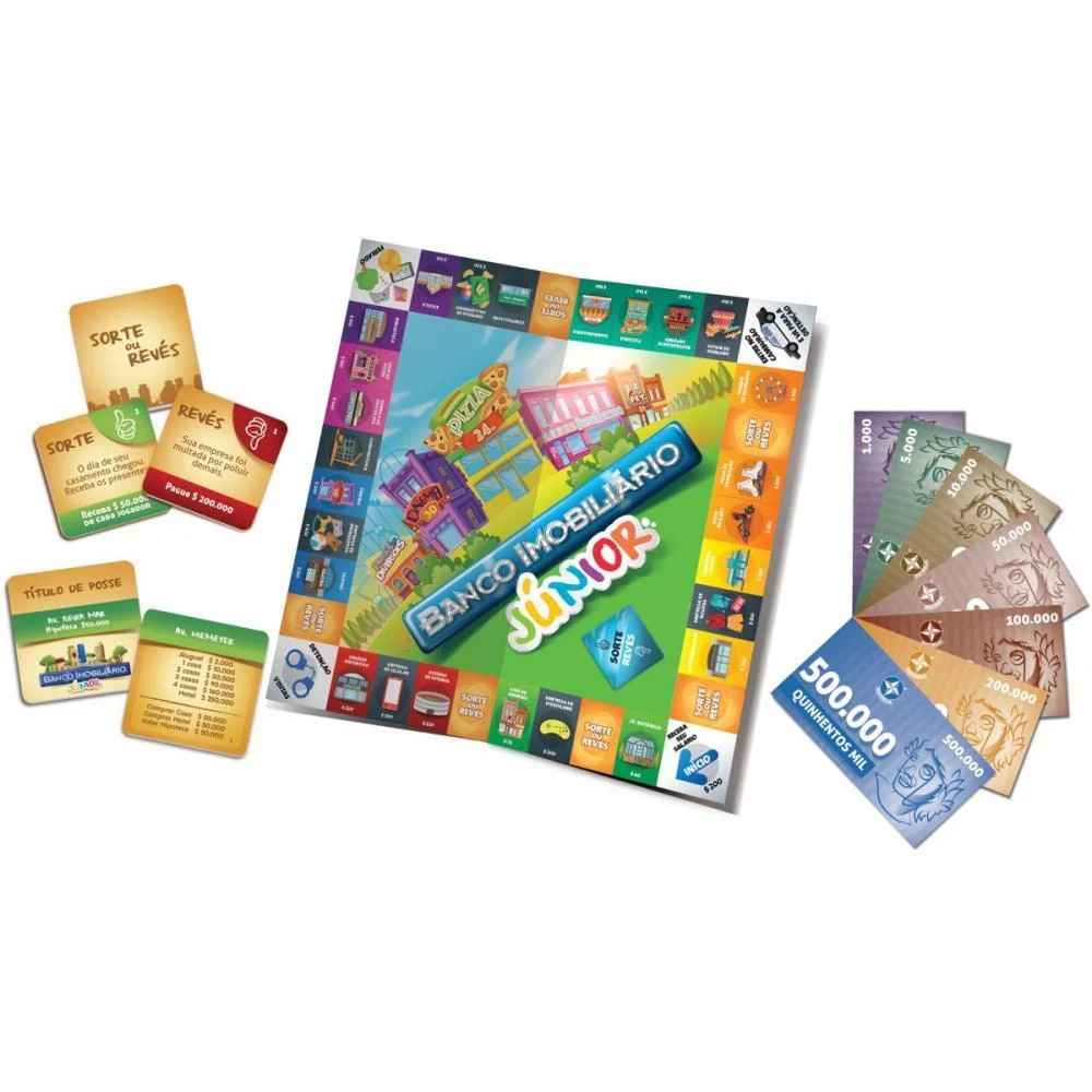 Jogo De Tabuleiro Banco Imobiliario Jr. Estrela - imagem 4