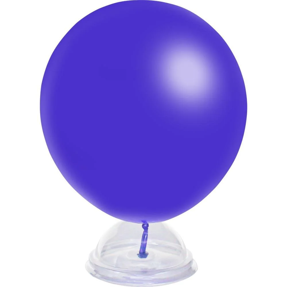 Suporte Para Balao Base Plastica De Mesa Cristal Klf Festas (Pct.c/10) - imagem 2