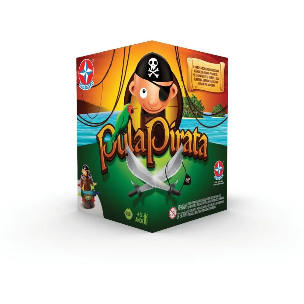 Jogo Diverso Pula Pirata A Partir De 5Anos Estrela - imagem 4