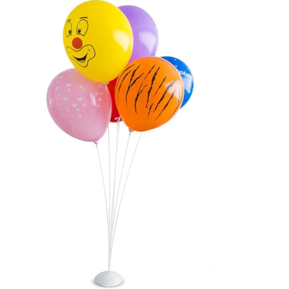 Suporte Para Balao Kit Arranjo Chao 75Cm 6 Hastes Klf Festas - imagem 3