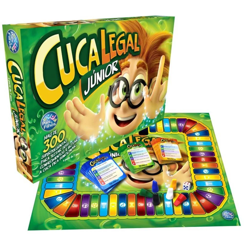 Jogo De Tabuleiro Cuca Legal Junior Pais E Filhos - imagem 3