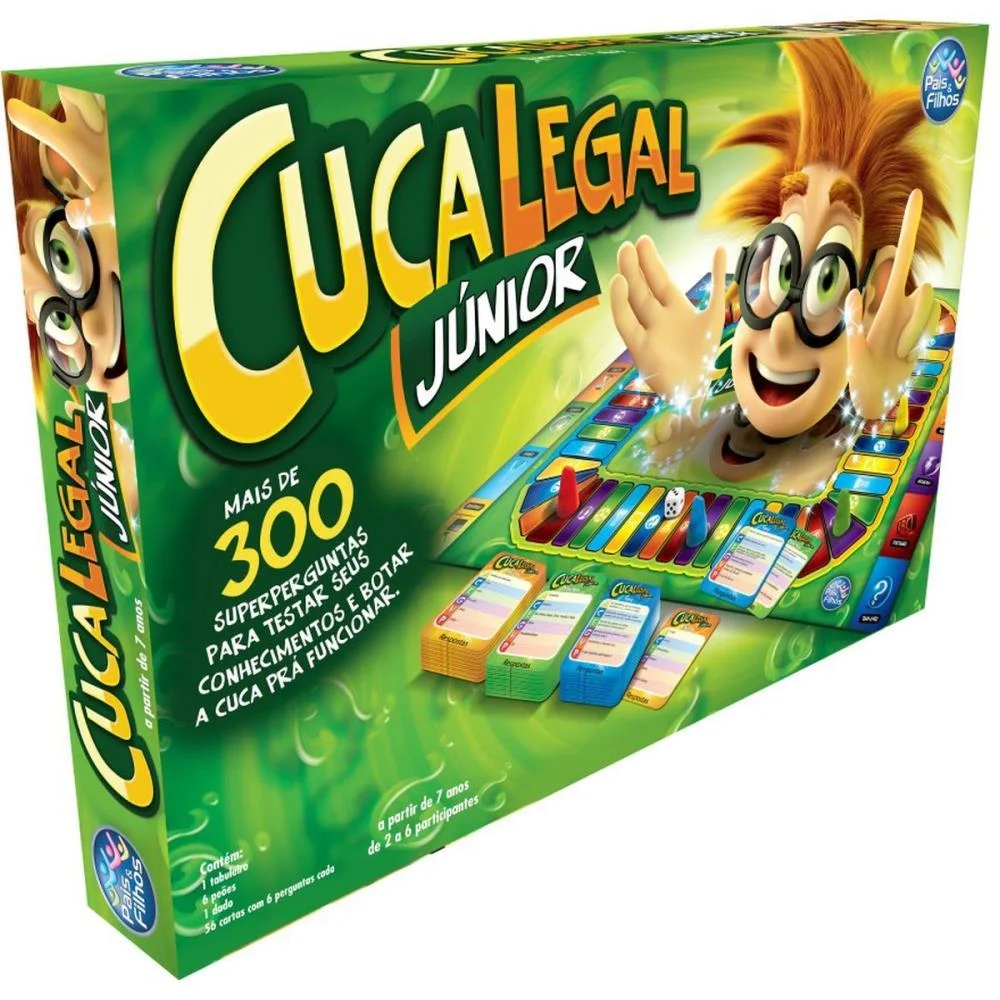 Jogo De Tabuleiro Cuca Legal Junior Pais E Filhos - imagem 5