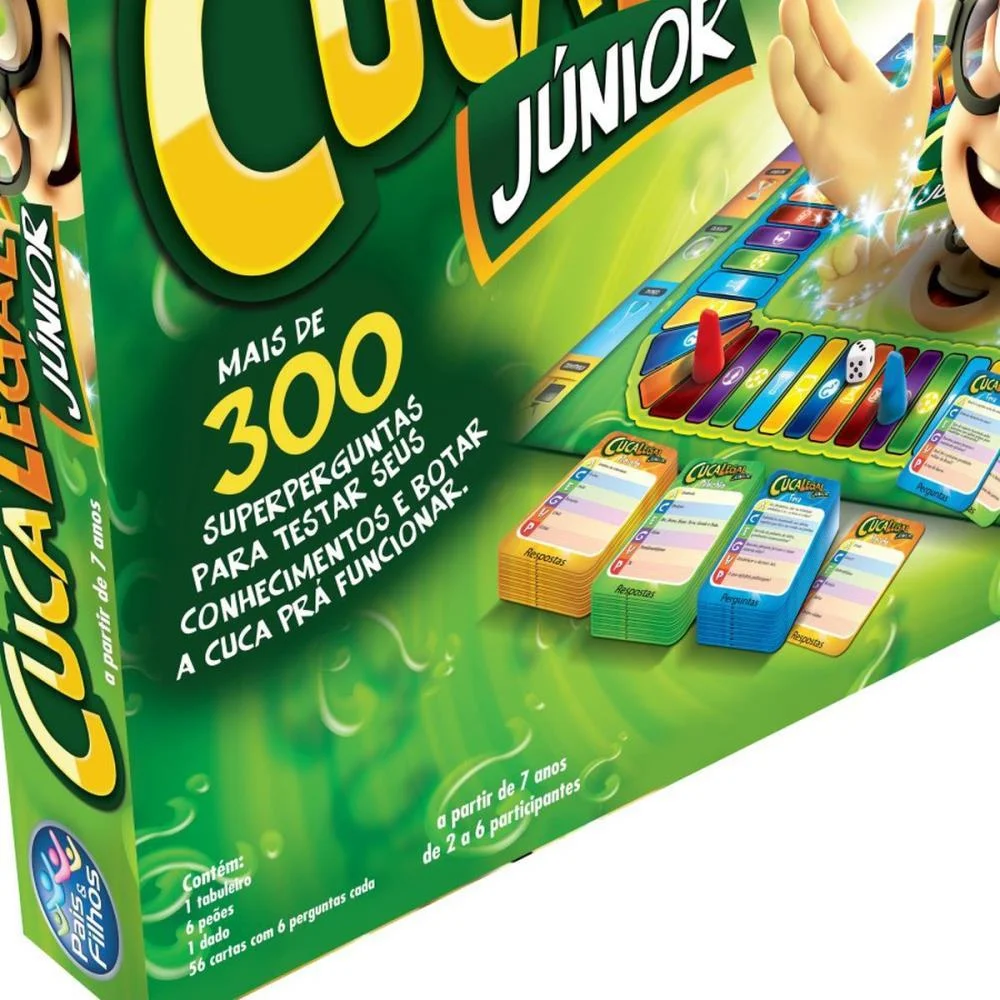 Jogo De Tabuleiro Cuca Legal Junior Pais E Filhos - imagem 8