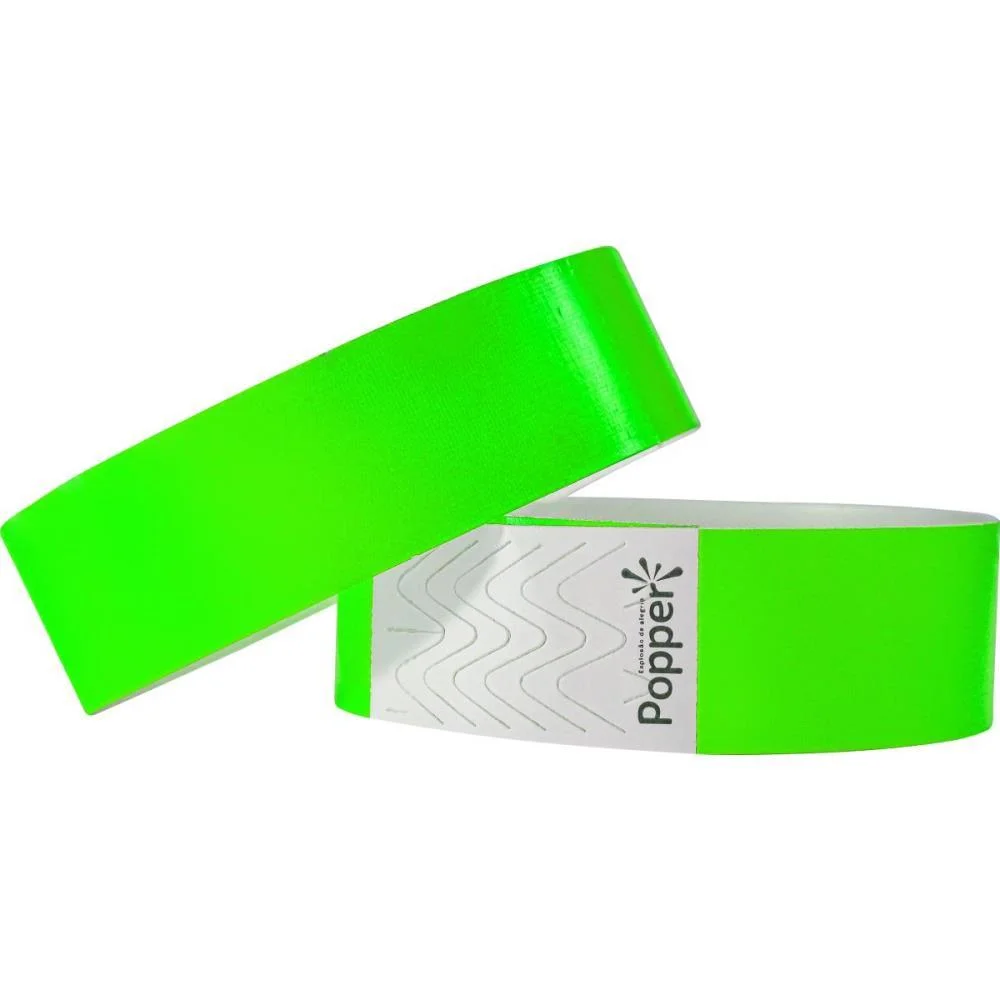 Pulseira Identificacao Sintetica Verde Fluor Klf Festas (Pct.c/50) - imagem 5
