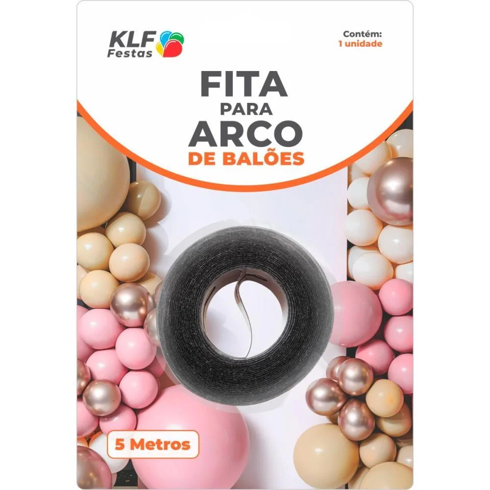Suporte Para Balao Fita Para Arco De Baloes 5M Klf Festas (Pct.c/10) - imagem 4