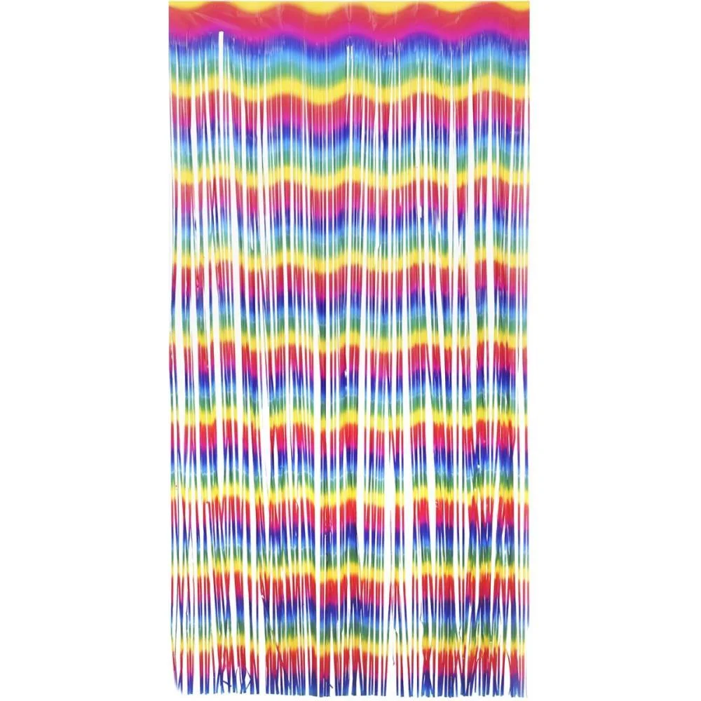 Cortina Para Decoracao Metalizada Arco-Iris 1X2M Make+ - imagem 2