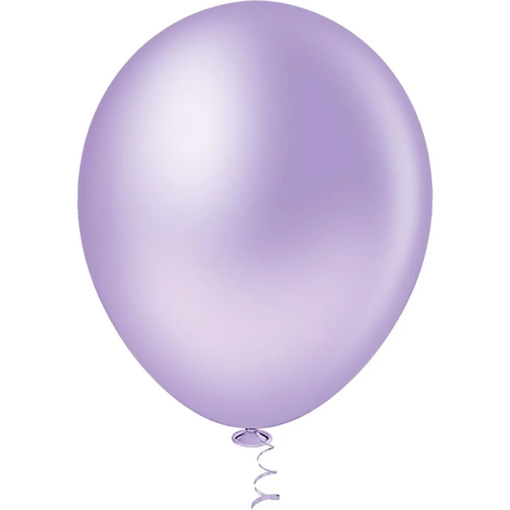 Balao 9 Liso Lilás Gran Festa Riberball (Pct.c/50) - imagem 2
