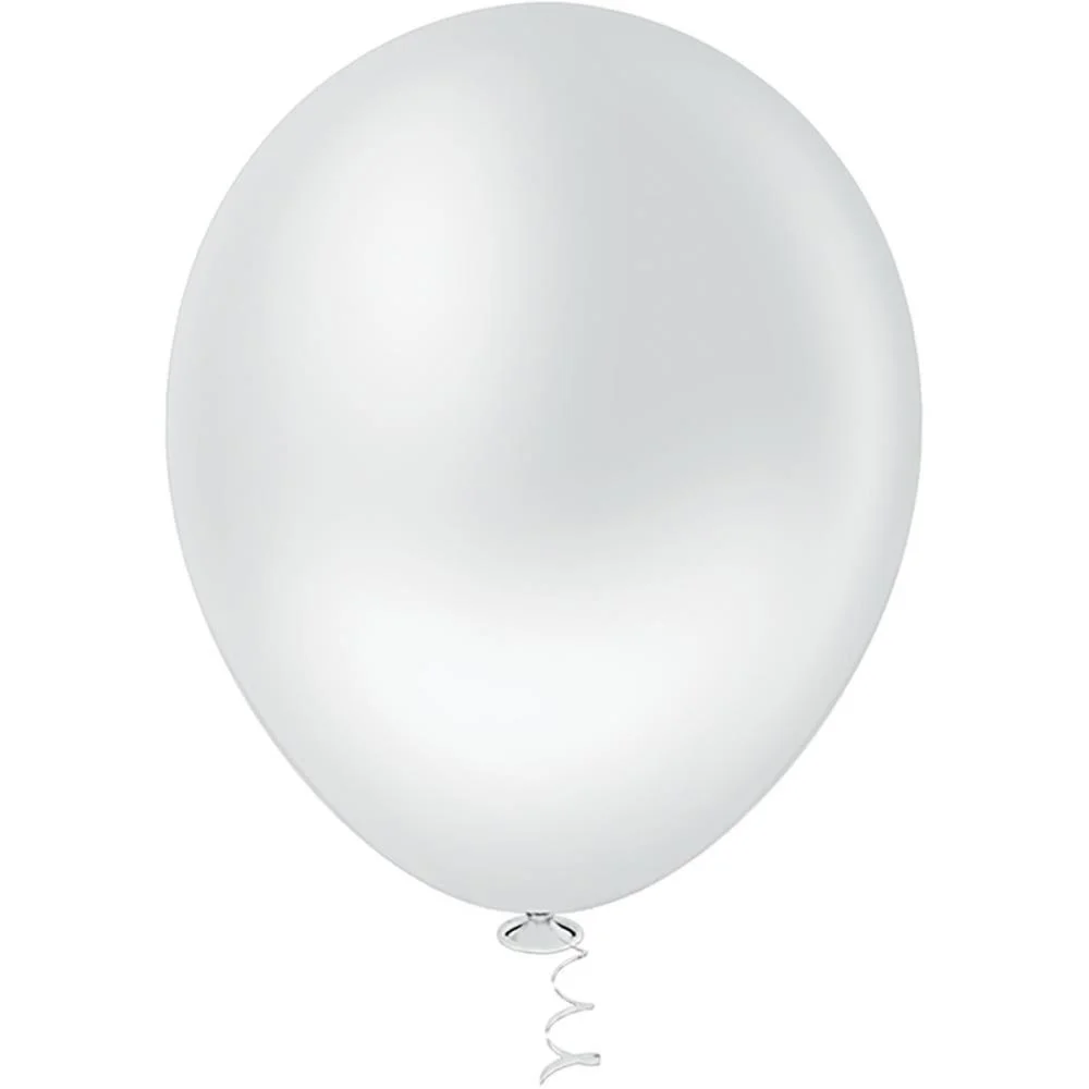 Balao 5 Liso Branco Riberball (Pct.c/50) - imagem 3