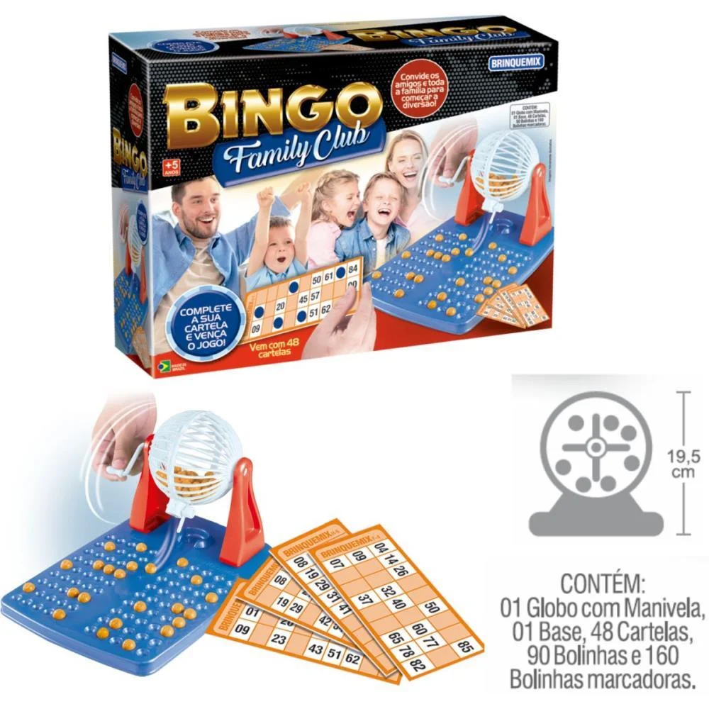 Jogo De Bingo Family Club Brinquemix - imagem 4