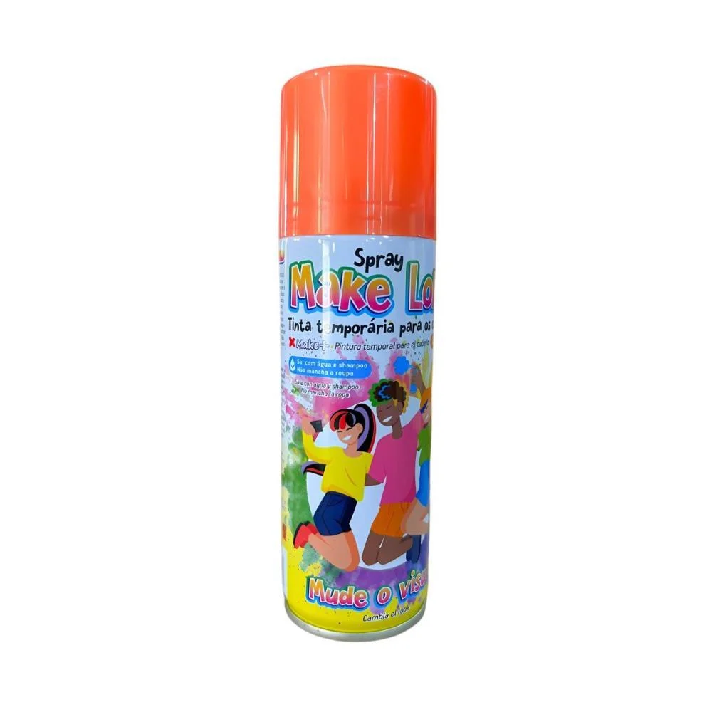 Pinta Cabelo 120Ml Loko Laranja Make+ C/ 12 Unidades - imagem 2