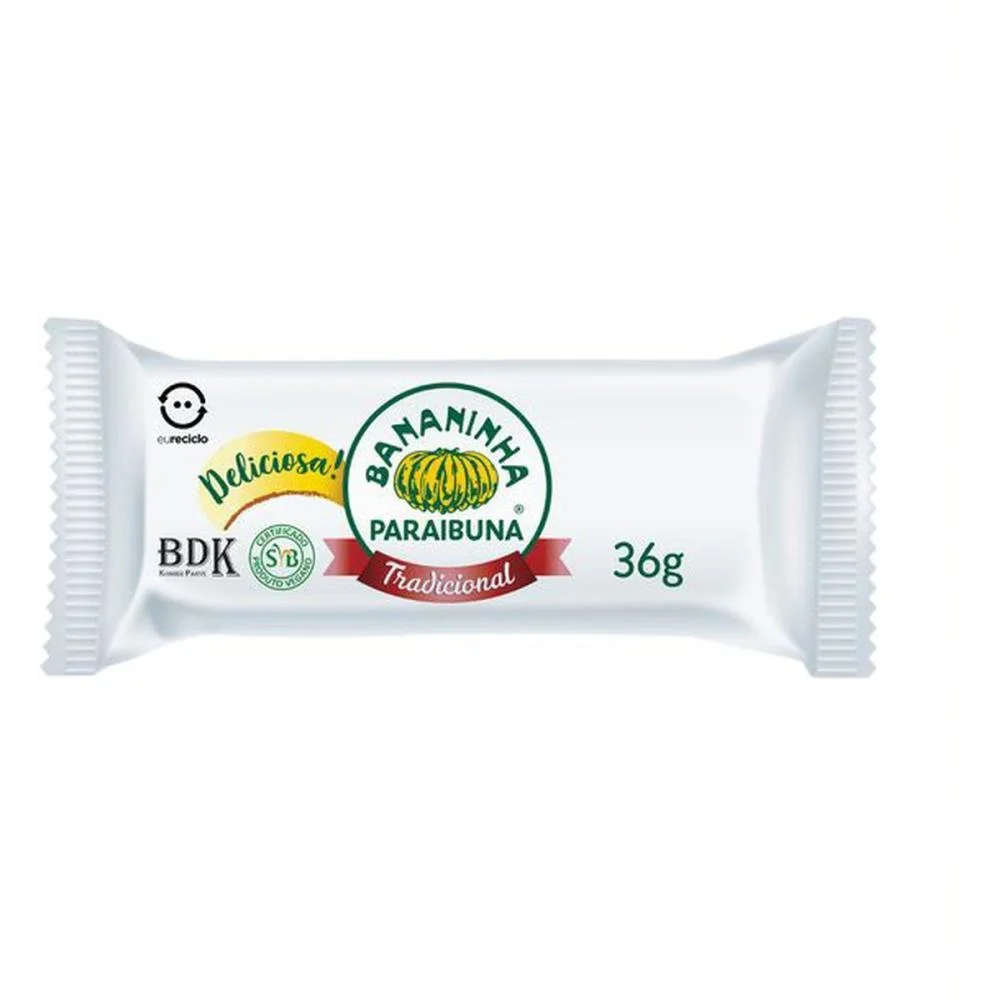 Doce Bananinha Tradicional 36G. Bananinha Paraibuna C/ 40 Unidades - imagem 3
