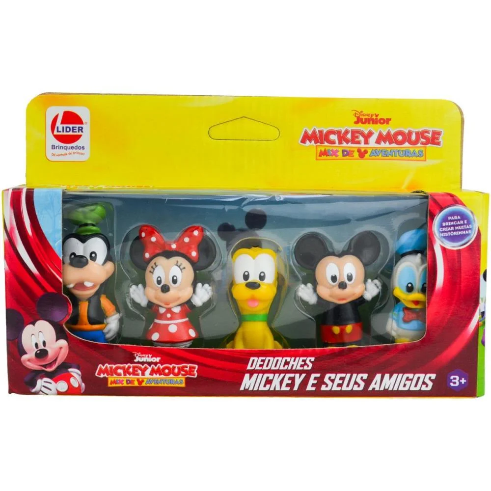 Fantoche Mickey E Turma Dedoches Lider - imagem 2