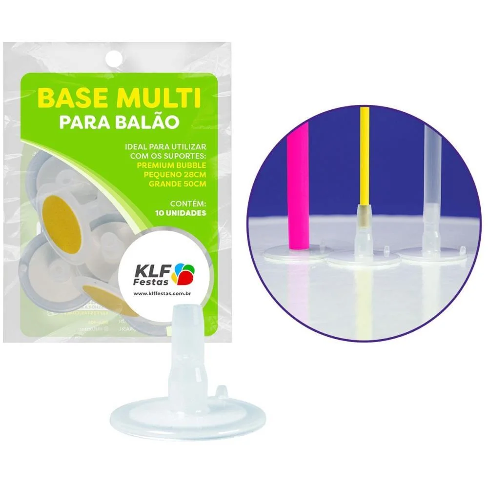 Suporte Para Balao Base P/Suporte De Balao Multi Klf Festas (Pct.c/10) - imagem 2