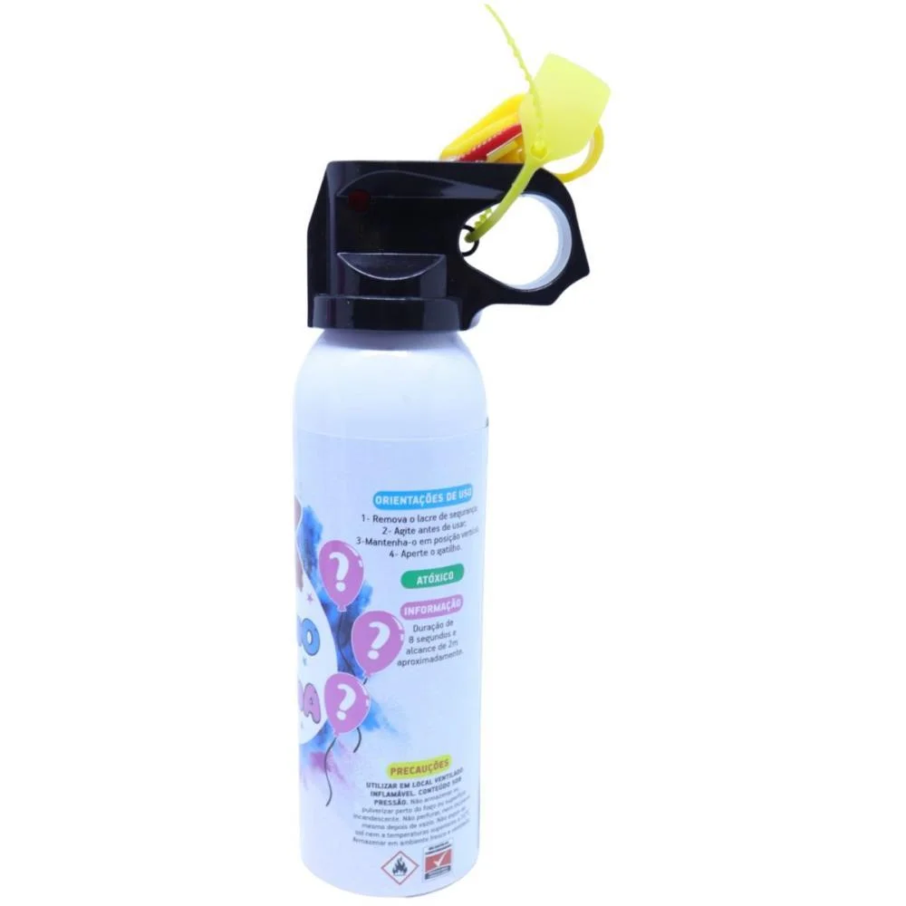 Lancador De Confete Spray Po Revelacao Azul Make+ - imagem 6