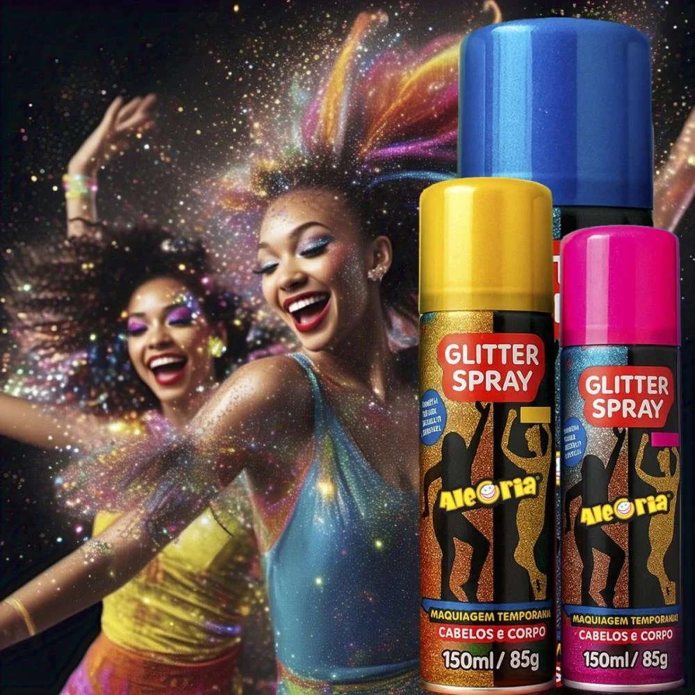 Pinta Cabelo 150Ml Glitter Cabelo/Corpo Rs Dalegria (Cx.c/12) - imagem 3