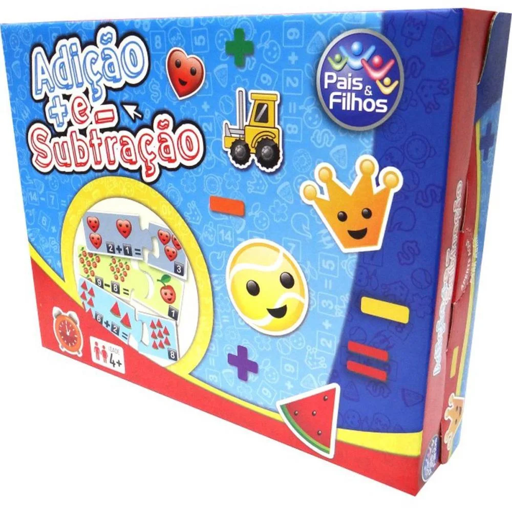 Jogo Diverso Adicao E Subtracao Pais E Filhos - imagem 5