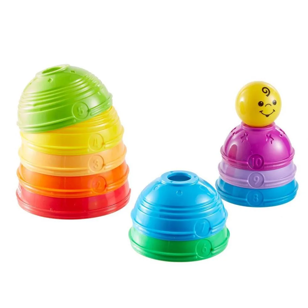 Fisher-Price Infant Torre De Potinhos Coloridos Mattel - imagem 3