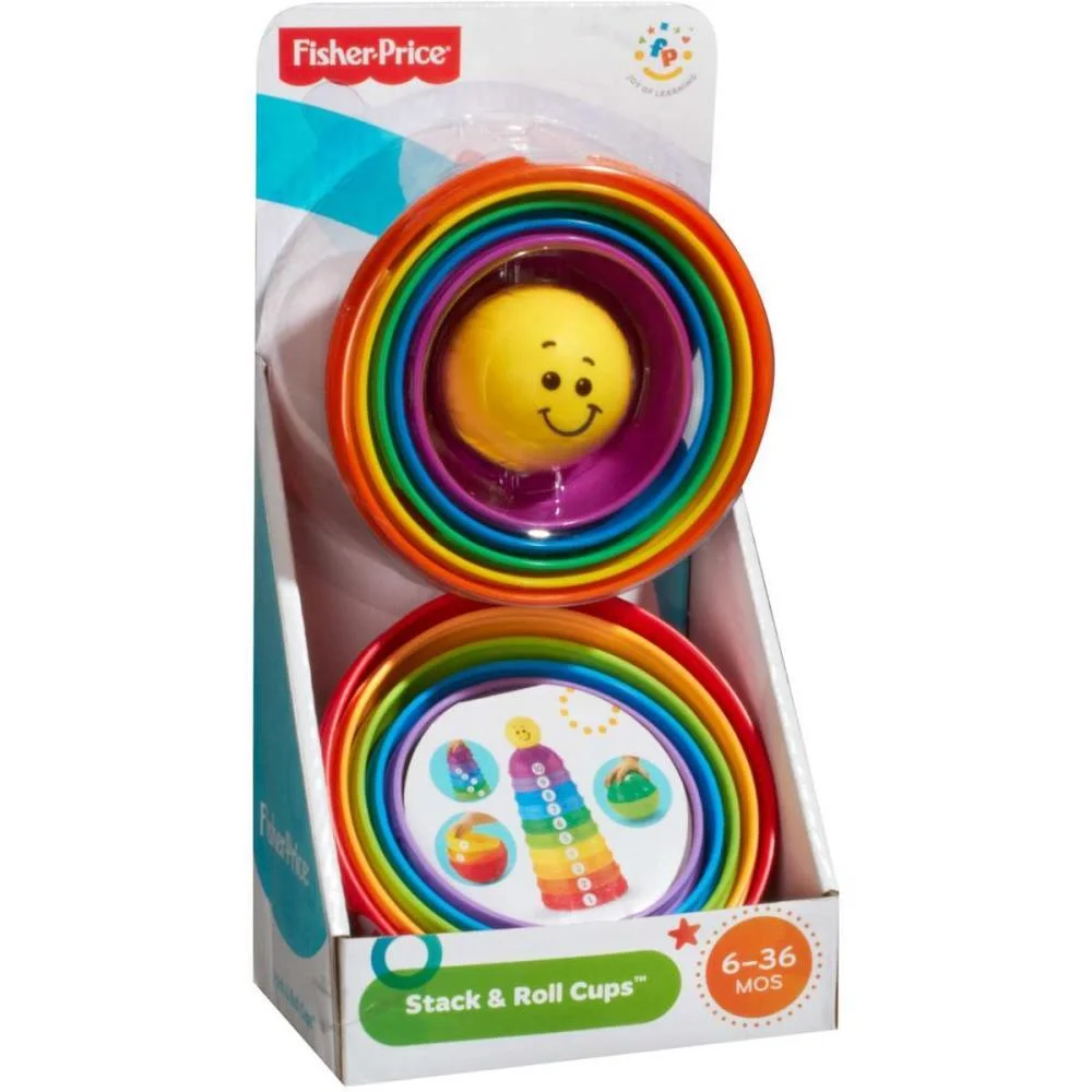 Fisher-Price Infant Torre De Potinhos Coloridos Mattel - imagem 4