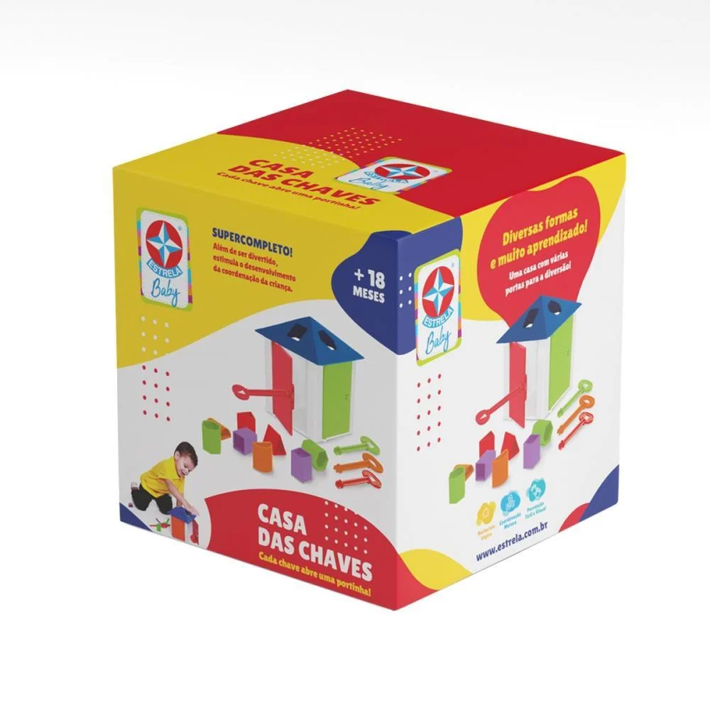 Brinquedo Para Bebe Casa Das Chaves Estrela - imagem 4