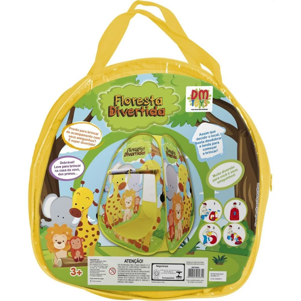 Barraca Infantil Barraca Floresta Divertida Dm Toys - imagem 4