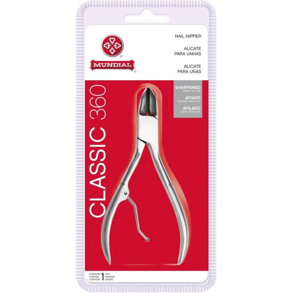 Alicate Higiene Pessoal P/Unha Aco Inox Flex Mundial - imagem 2