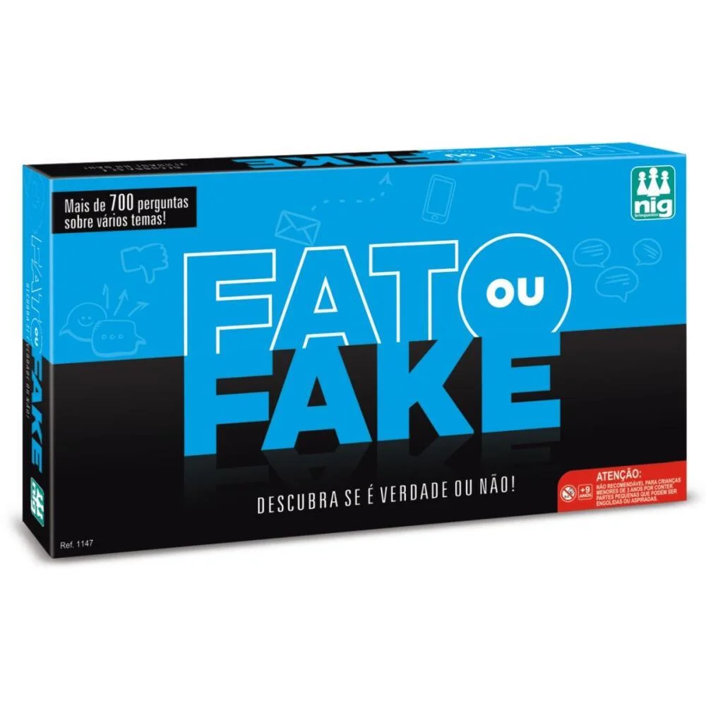 Jogo De Tabuleiro Fato Ou Fake? Nig Brinquedos - imagem 4