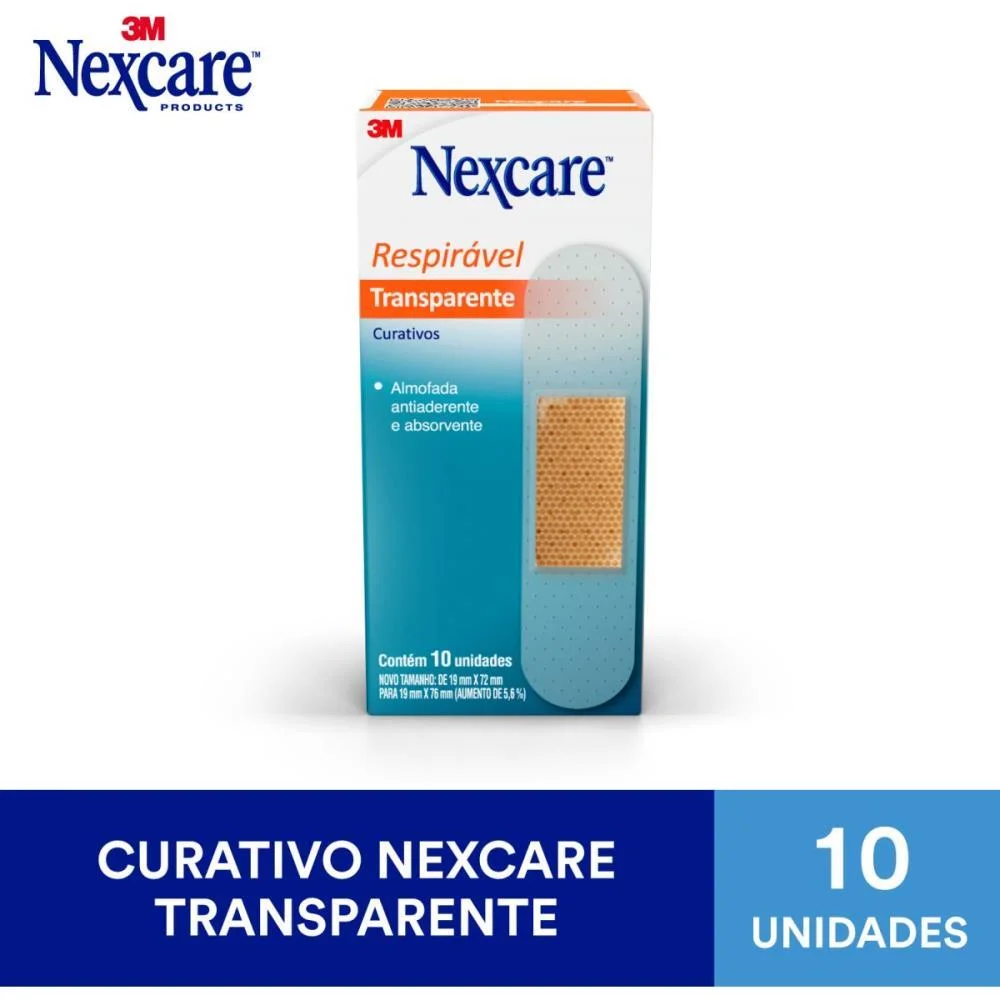 Produtos Farma Nexcare Curativo Transp. C/10 3M (Caixa) - imagem 6
