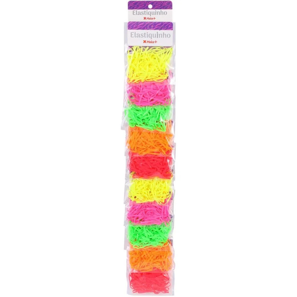 Acessorio Para Cabelo Elastiquinho Color. 2,5Cm 3,5G Make+ (Pct.c/10) - imagem 3