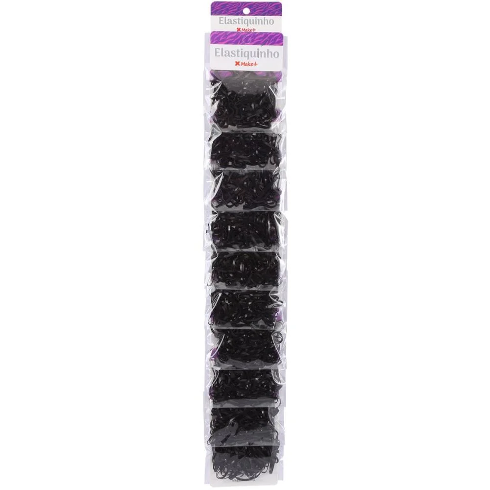 Acessorio Para Cabelo Elastiquinho Preto 2,5Cm 3,5G Make+ (Pct.c/10) - imagem 3