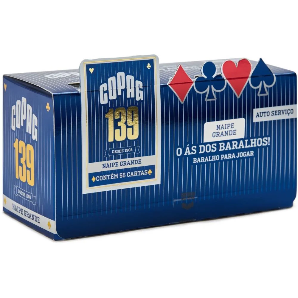 Baralho 139 Couche 290G Naipe Grande Copag (Cx.c/12) - imagem 3