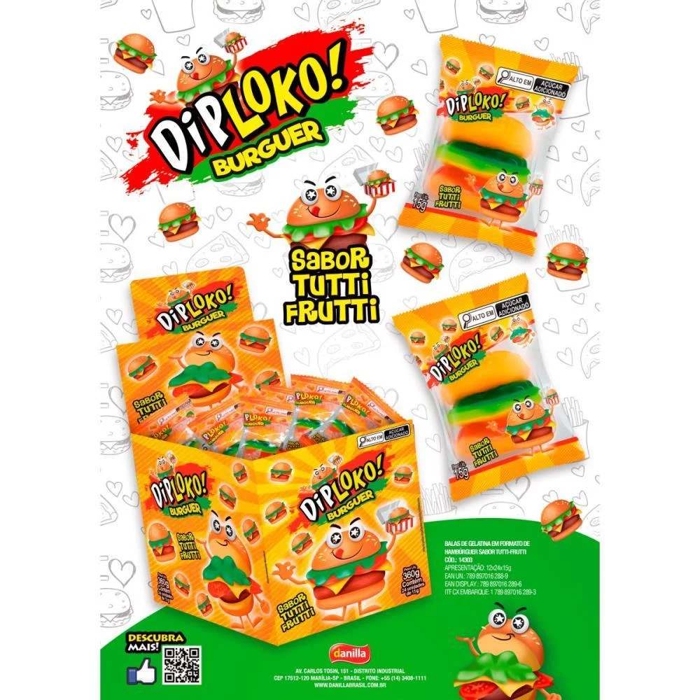 Doce Burguer Danilla Foods C/ 24 Unidades - imagem 5