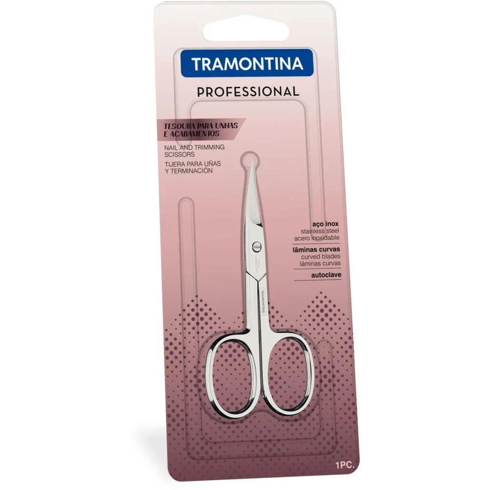 Tesoura Higiene Pessoal P/Unha E Acabamentos Aco Inox Tramontina - imagem 6