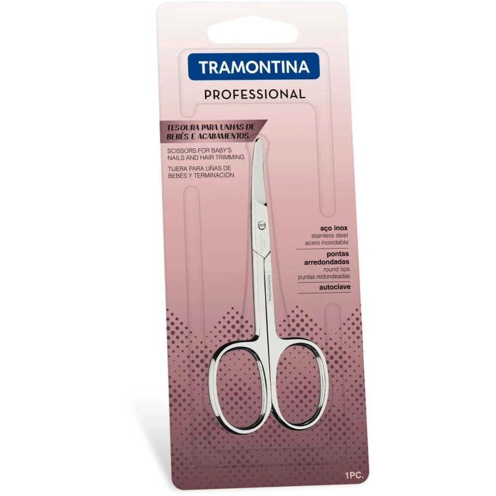 Tesoura Higiene Pessoal P/Unha Bebe Aco Inox Tramontina - imagem 6