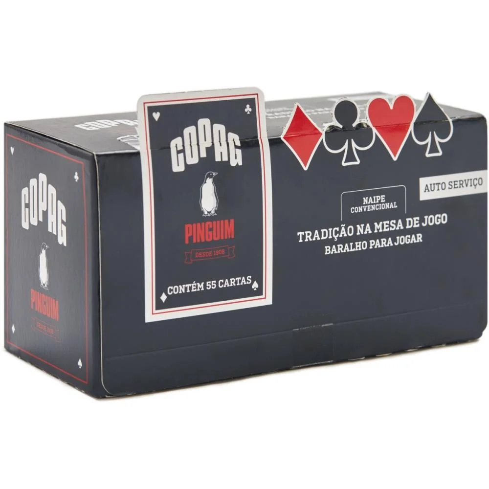 Baralho Pinguim Cartao Couche 305G. Copag (Cx.c/12) - imagem 2